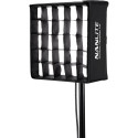 NANLITE FOLDABLE SOFTBOX WITH EGGCRATE FOR PAVOSLIM 60B/60C