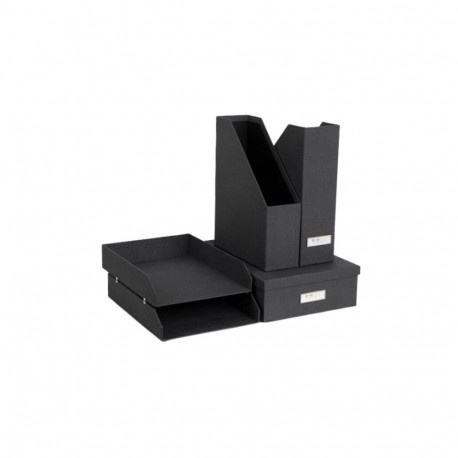 Dokumendisahtlite komplekt BIGSO BOX Holger linane must