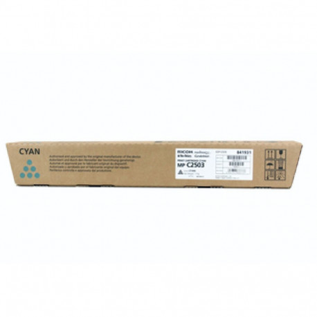 Ricoh MP C2503 (841931) Toner Cartridge, Cyan