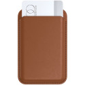 SATECHI Vegan-Leather Magnetic Wallet Stand (Brown)