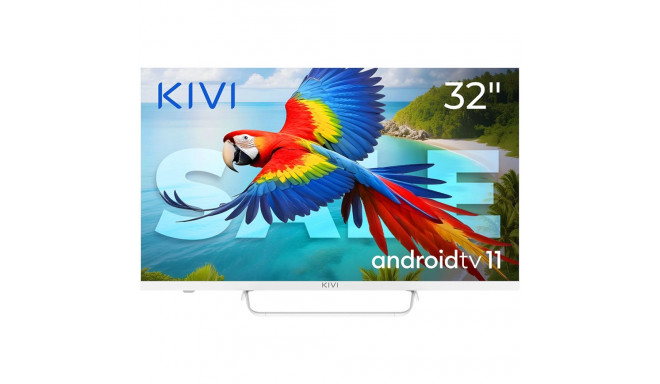 32", White, HD 2k, Android TV 11, Black, 1920x1080, 60 Hz, AV1, Sound 2x8W, 26 kWh/1000h, Energy E, 