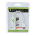 Ethernet Adapter - Techly USB 2.0 to Fast Ethernet 10/100 Mbps White