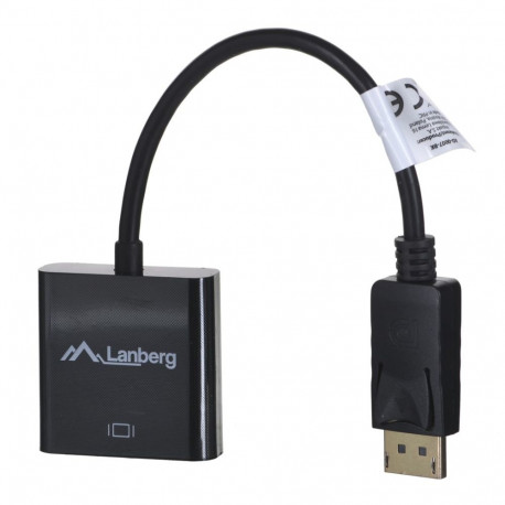 Display Port Adapter - Lanberg Ad-0007-bk, Black