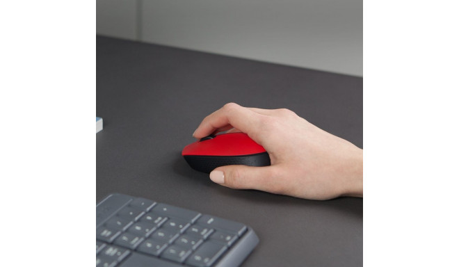 Input Device - Logitech Mouse M171 Wireless 2.4 GHz Battery Life 12 Months Red
