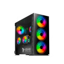 Computer Case - Savio PC Case Prime X1 Argb Glass Black