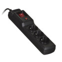 Power Strip - Activejet Combo 3gn 1,5m Black