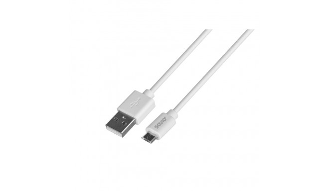 USB Cable - SAVIO CL-123 1m USB A to micro USB B 480 Mbit/s