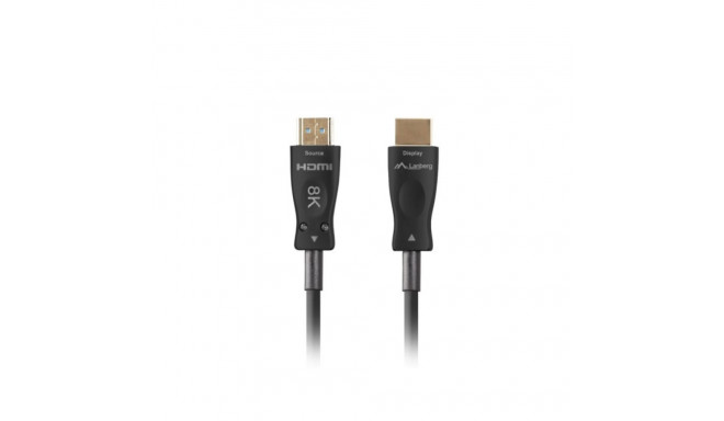 HDMI Cable - Lanberg 10m Optical Aoc Black