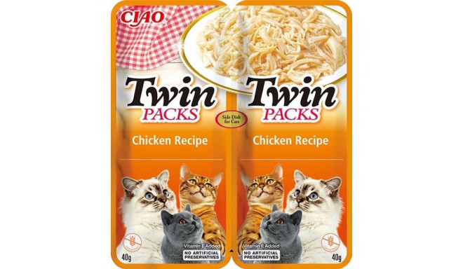 Cat Treat - INABA Twin Packs Chicken Gluten-free, Soy-free, 2 x 40g