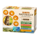 Cat Food - Iams Naturally Adult Land & Sea, Blue