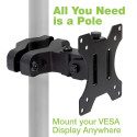 Monitor Mount - Techly Icalcd100bk, Black