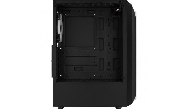 Computer Case - Aerocool Bionic Midi Tower Tempered Glass Black
