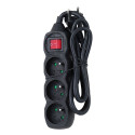Power Strip - Esperanza ELK210K 3 AC Outlets 1.5m Black