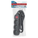 Power Strip - Esperanza ELK210K 3 AC Outlets 1.5m Black