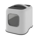 Cat Litter Box - Rotho Biala White