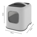 Cat Litter Box - Rotho Biala White