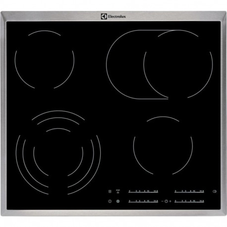 Cooktop - Electrolux Ehf46547xk Black Built-in Ceramic 4 Zones