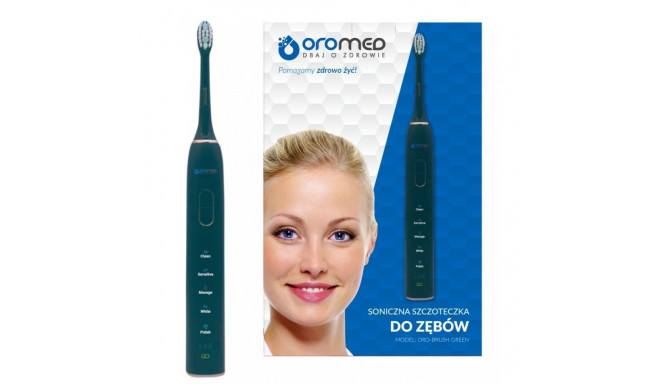 Electric Toothbrush - Oromed ORO-BRUSH Sonic 5 Modes White