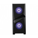 Mid Tower Case - MSI MAG FORGE 100M 2x 120mm ARGB Fans Black