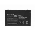 Sealed Lead Acid Battery - Green Cell AGM16 6V 10Ah Black