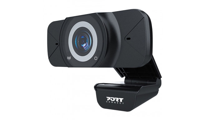 Webcam - Port Designs 900078 2MP 1080p Clip Black