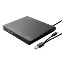 Cd/dvd Recorder - Savio Ak-59 External Slim R/rw - Usb-c/usb-a, Black