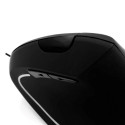 Vertical Mouse - Media-tech Mt1122 Wired 6400 Dpi Mouse Black