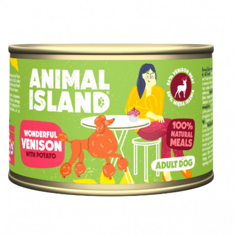 Wet Dog Food - Animal Island Deer with Potatoes 410g