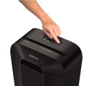 Shredder - Fellowes Powershred LX41 Micro Cut 8 Sheets Black