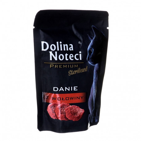 Wet Cat Food - Dolina Noteci Premium Sterilised Beef Dish 85g