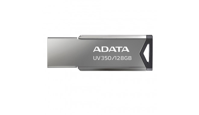 USB Flash Drive - Adata Uv350 128 Gb, Silver