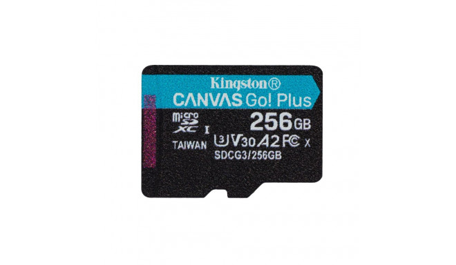 Microsd Card - Kingston Technology 256GB Canvas, Blue