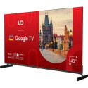 Smart TV - UD 43QGU7210S 43" 4K QLED Google TV Black