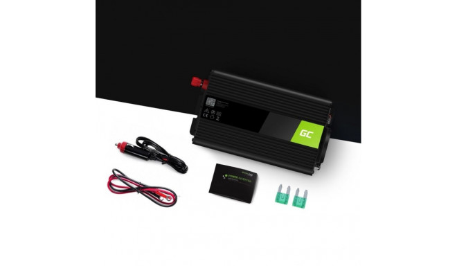 Power Inverter - Green Cell INV16 500W DC-to-AC Black