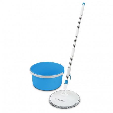 Rotary Mop - Esperanza EHS007 Microfiber 360° Swivel Head White/Blue