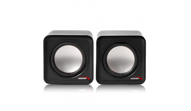 Stereo Speakers - Audiocore Ac870 B 2-way 3w, Black/gray