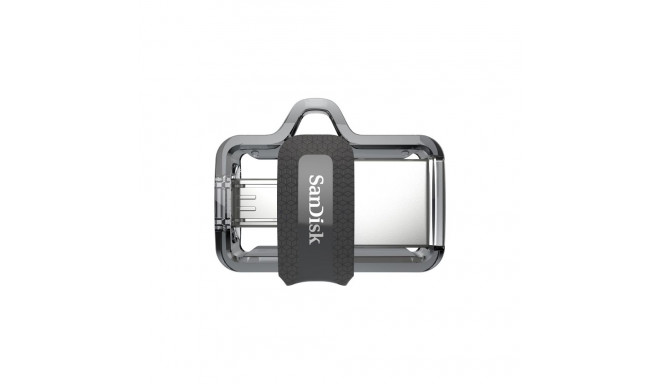 USB Drive - Sandisk Ultra Dual M3.0 256GB Black/silver/transparent