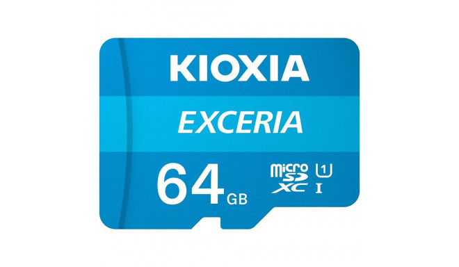 Memory Card - Kioxia Exceria 64 GB Microsdxc Class 10 Uhs-i Blue