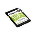 Memory Card - Kingston 128GB Sdxc Canvas Select Plus U3 V30, Blue