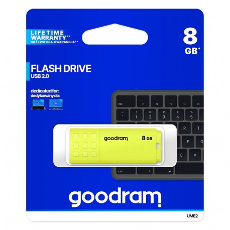 USB Flash Drive - Goodram Ume2 8 Gb, Yellow