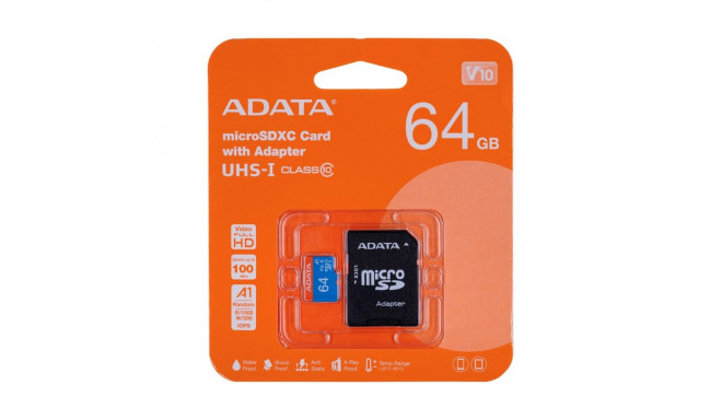 Microsd Card - Adata 64GB Class 10 Uhs-i Gold