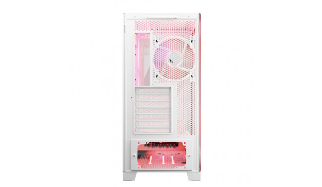 Computer Case - Modecom Volcano SPACE APEX ARGB MIDI Tower Micro ATX/ATX/ITX White