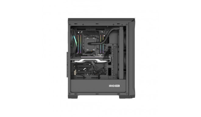 Computer Case - GENESIS Irid 505F Midi Tower ATX Support Black
