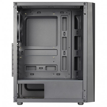 Computer Case - Aerocool Deltabkv1 Atx RGB Case 12cm Fan Black