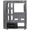Computer Case - Aerocool Deltabkv1 Atx RGB Case 12cm Fan Black