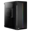 Computer Case - Aerocool Split Midi Tower Black