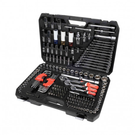 Tool Set - YATO YT-38850 128 pcs Chromium-Vanadium Steel Ratchet Mechanism