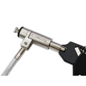 Laptop Lock - Techly Security Padlock with Key 1.8m Silver