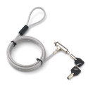 Laptop Lock - Techly Security Padlock with Key 1.8m Silver