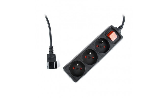 Power Strip - Gembird Eg-psu3f, Black
